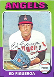 1975 Topps Mini Baseball Cards      476     Ed Figueroa RC